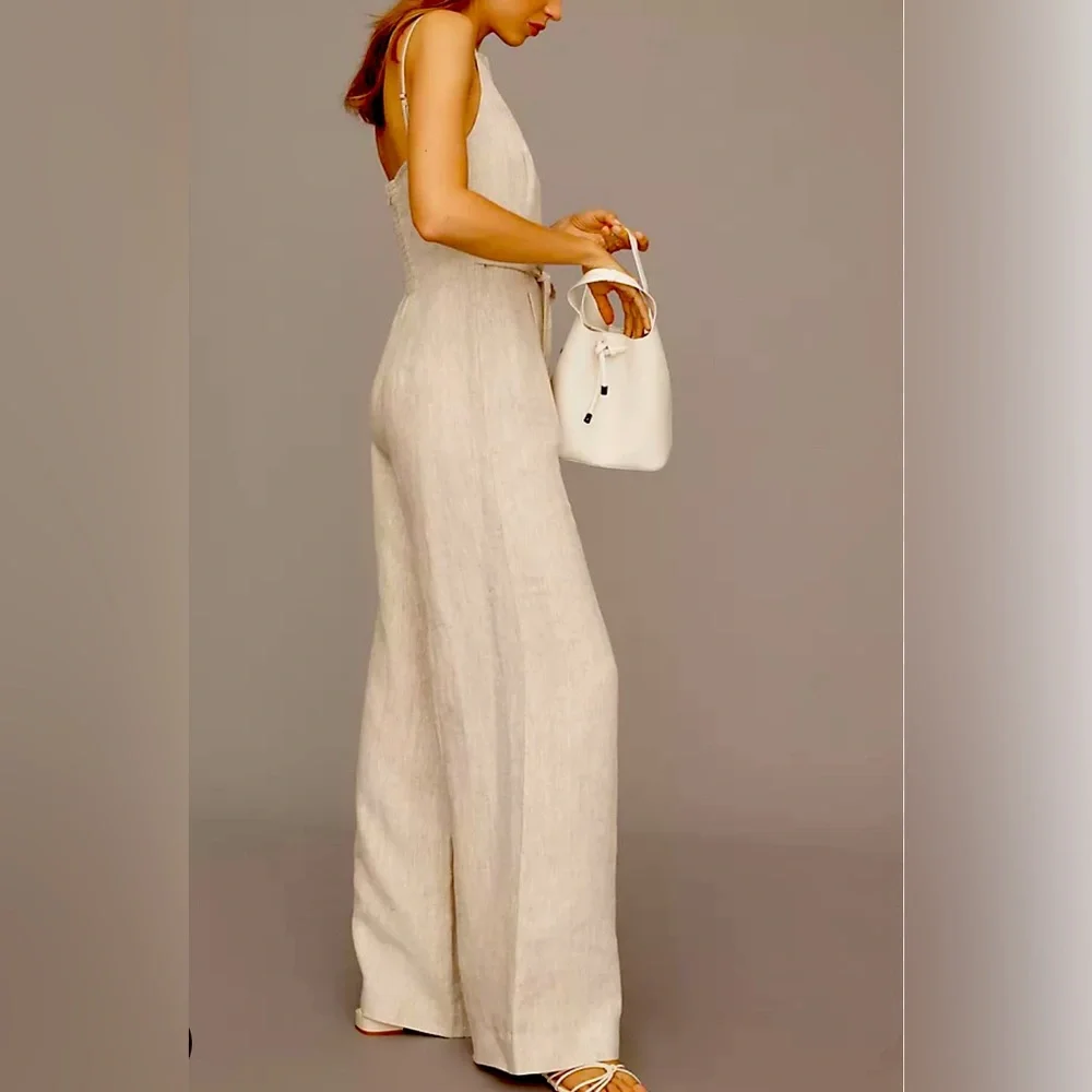 REFORMATION Ciara Linen Jumpsuit
